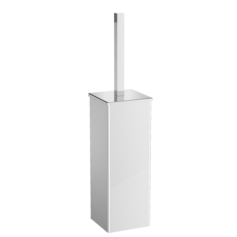 Cutout image of Crosswater Rotar Chrome Toilet Brush Set